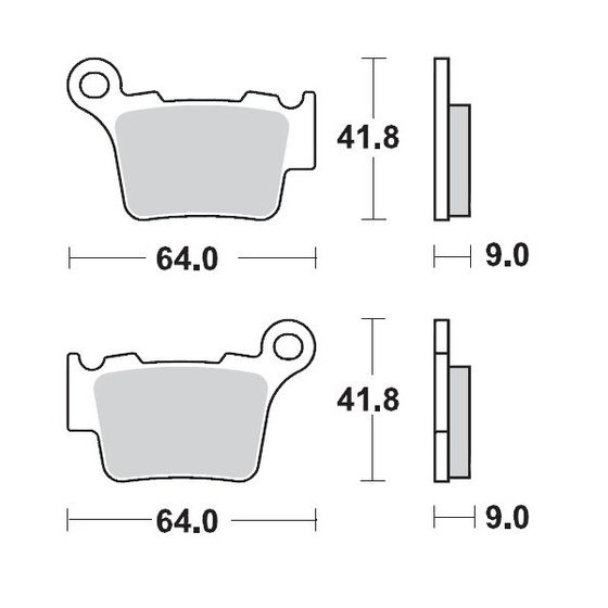 FE 350 (2014 - 2022) racing brake pads | MOTO-MASTER