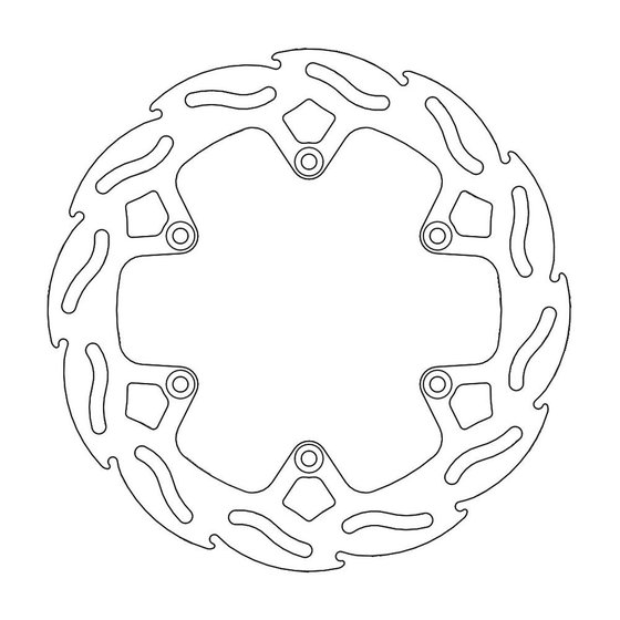 TE 150 (2017 - 2022) flame rear brake disc | MOTO-MASTER