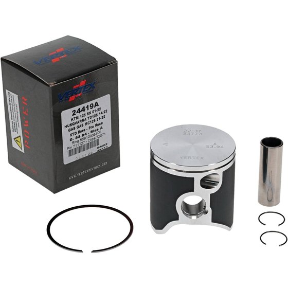 TE 125 2T (2014 - 2016) forged pro race piston kit | Vertex