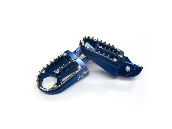 FE 450 (2017 - 2022) aluminum footpegs in blue for ktm/hva | KITE