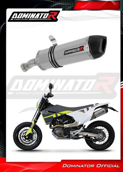 701 SUPERMOTO (2021 - 2023) exhaust silencer muffler hp1 + db killer | Dominator