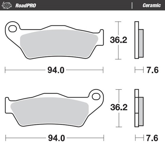 SM 125 S (1999 - 2012) ceramic brake pad | MOTO-MASTER