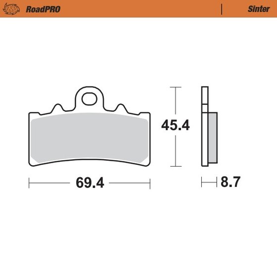 VITPILEN 401 (2018 - 2022) sintered front brake pad | MOTO-MASTER