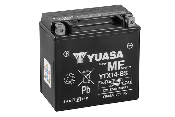 TE 410 (2000 - 2001) maintenance-free replacement battery | YUASA