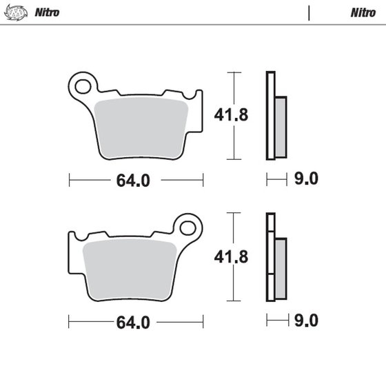 TX 300 TPI (2017 - 2022) nitro offroad brake pad | MOTO-MASTER