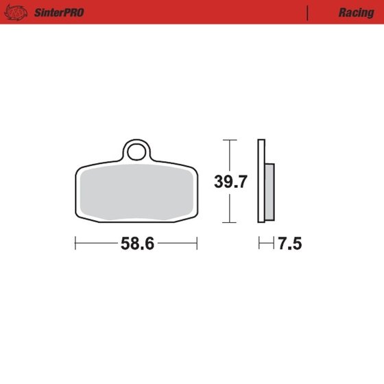 TC 85 (2014 - 2022) sintered metal racing brake pads | MOTO-MASTER