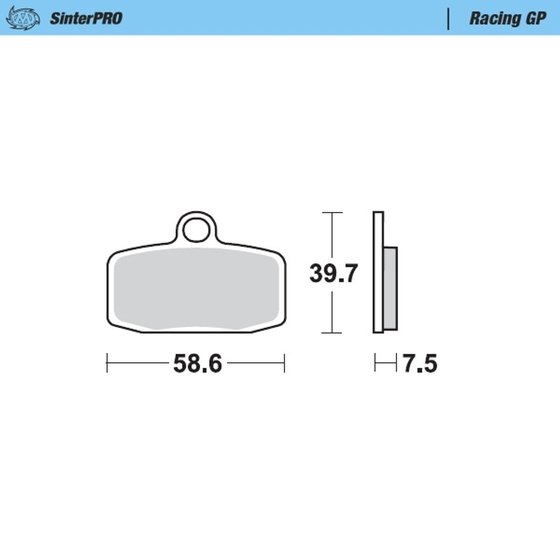 TC 85 (2014 - 2022) racing brake pads | MOTO-MASTER