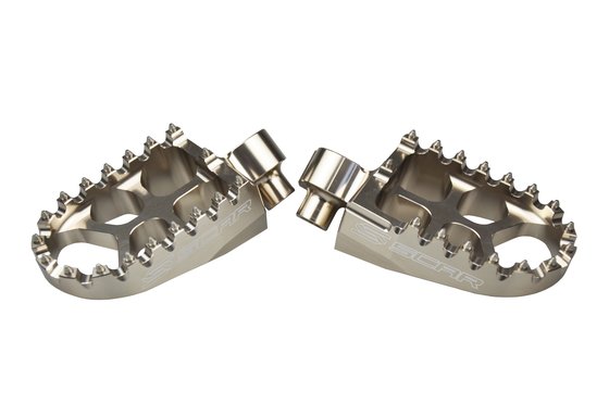 FE 250 (2014 - 2014) evo scar titanium footpegs | SCAR