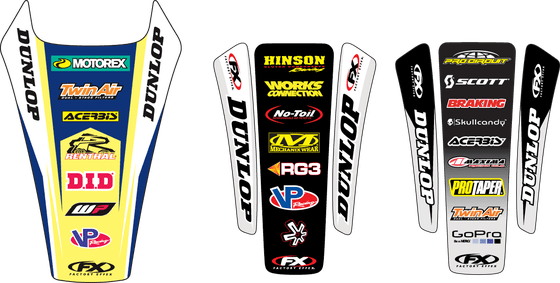 FE 501 (2014 - 2016) offroad rear fender graphic for husqvarna | FACTORY EFFEX