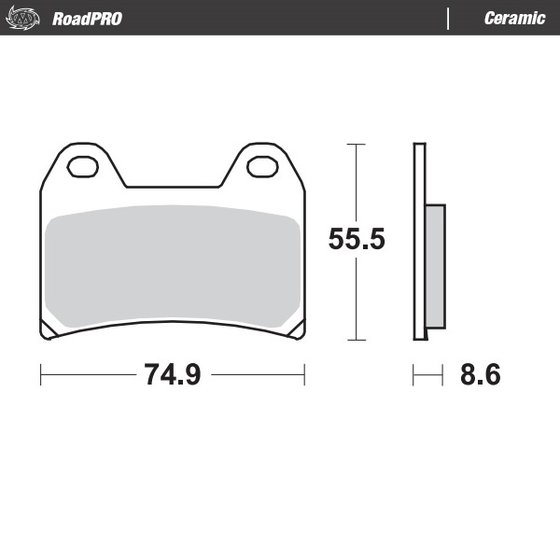 SM 610 (1999 - 2007) ceramic brake pad | MOTO-MASTER