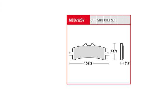 FS 450 (2015 - 2022) sintered metal brake pad | TRW