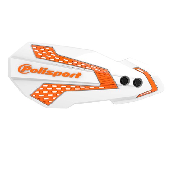 TE 250 (2014 - 2022) mx flow handguards in white/orange | POLISPORT