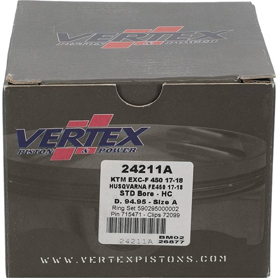 FE 450 (2017 - 2023) forged high compression piston kit | Vertex