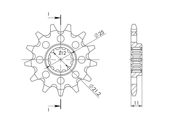 TC 450 (2002 - 2010) supersprox / jt front sprocket 824.14 sc | Supersprox