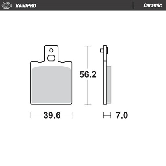 400 WR (1985 - 1988) ceramic brake pad | MOTO-MASTER