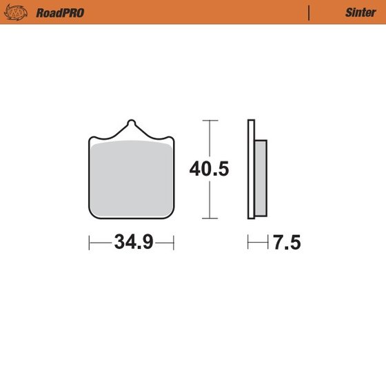 701 SUPERMOTO (2019 - 2020) sintered front brake pad | MOTO-MASTER