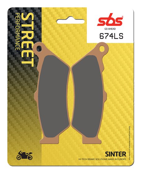 TR 650 TERRA (2013 - 2013) brakepads sintered rear | SBS