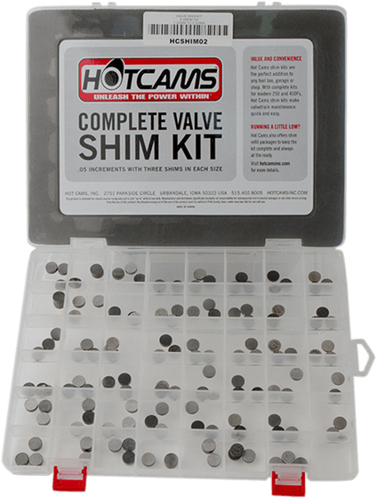 FC 350 (2014 - 2019) valve shims set | Hot Cams