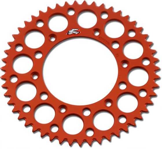 TE 300 TPI (2014 - 2023) aluminum rear sprocket - 51 teeth | RENTHAL