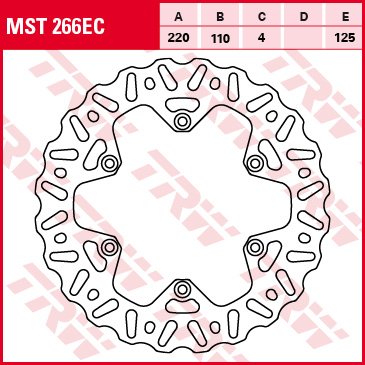 TE 250 (2014 - 2022) fixed wave brake rotor | TRW