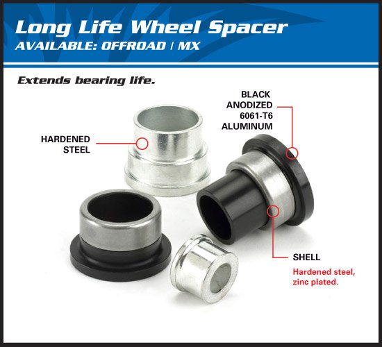 TC 125 (2016 - 2021) wheel spacer kit rear | All Balls