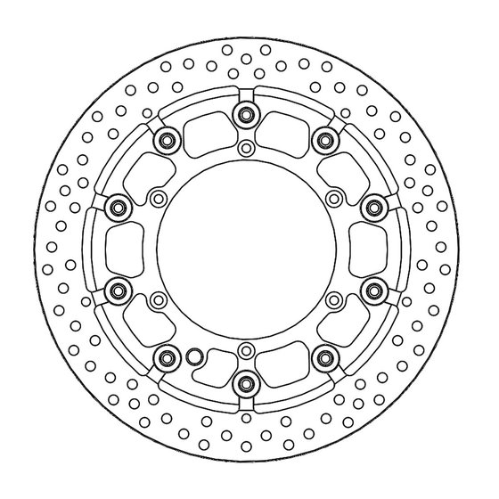 TE 300 TPI (2014 - 2018) moto-master supermoto racing brakedisc front ktm/husqvarna (t-floater halo ø300x | MOTO-MASTER