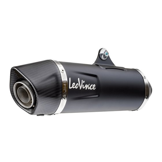 701 ENDURO (2021 - 2021) black slip-on mufflers | LEOVINCE