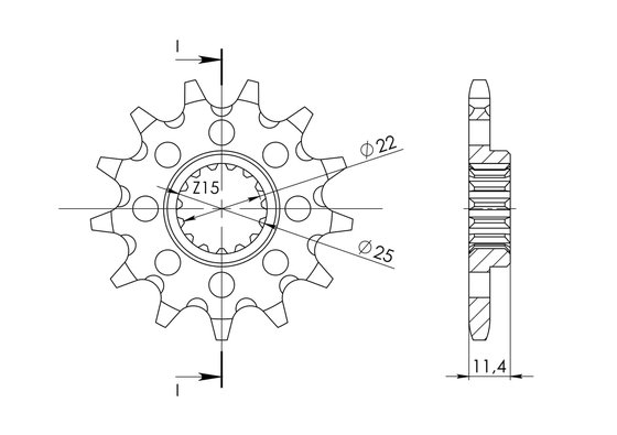 SVARTPILEN 701 (2019 - 2020) front sprocket | Supersprox