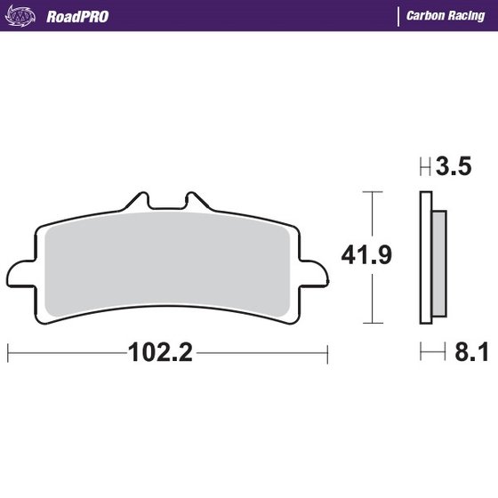 FS 450 (2015 - 2022) carbon racing brake pads | MOTO-MASTER