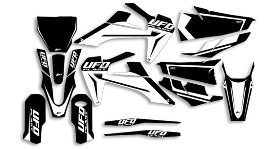 FC 250 (2019 - 2022) ufo graphic kit tc/fc 125/450 2019- stokes black | UFO