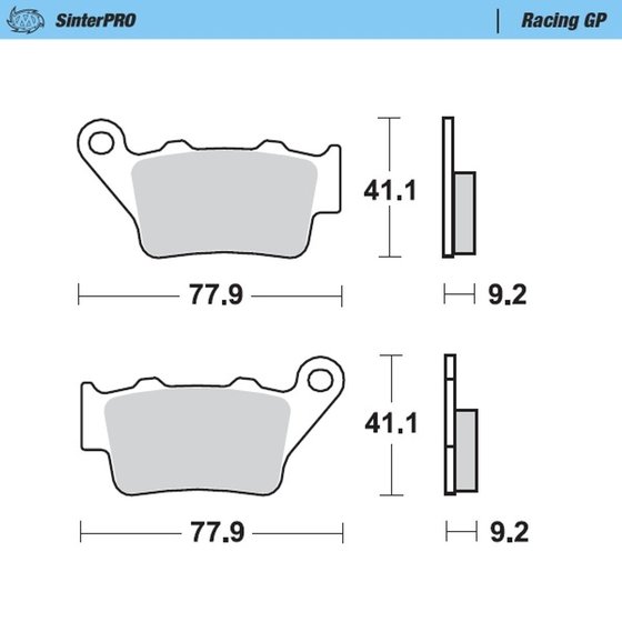 570 TC (2001 - 2002) racing brake pads | MOTO-MASTER