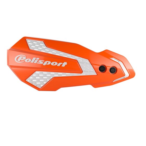 TE 250 (2014 - 2022) mx flow handguards in orange/white | POLISPORT