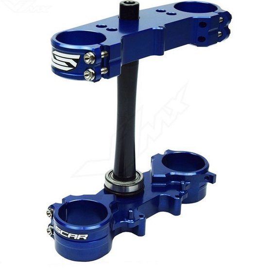 FE 501 (2014 - 2023) scar triple clamps - tc/fc 125-450 14-22 te/fe 125-501 14-23 offset:22mm blue co | SCAR