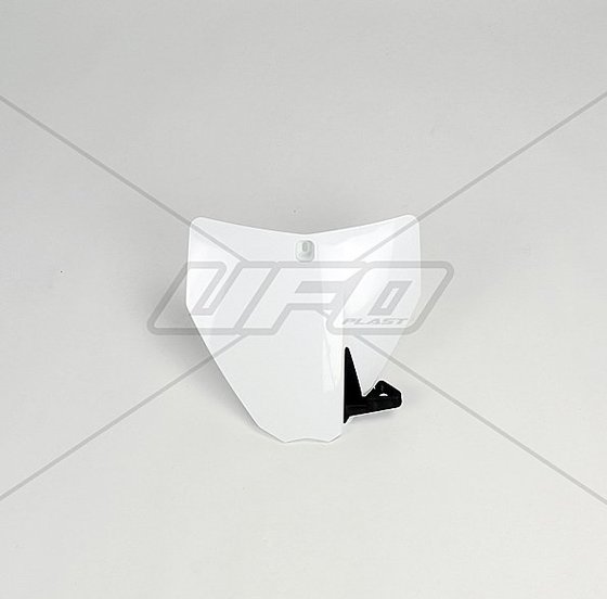 TE 125 2T (2014 - 2015) front number plate - white | UFO