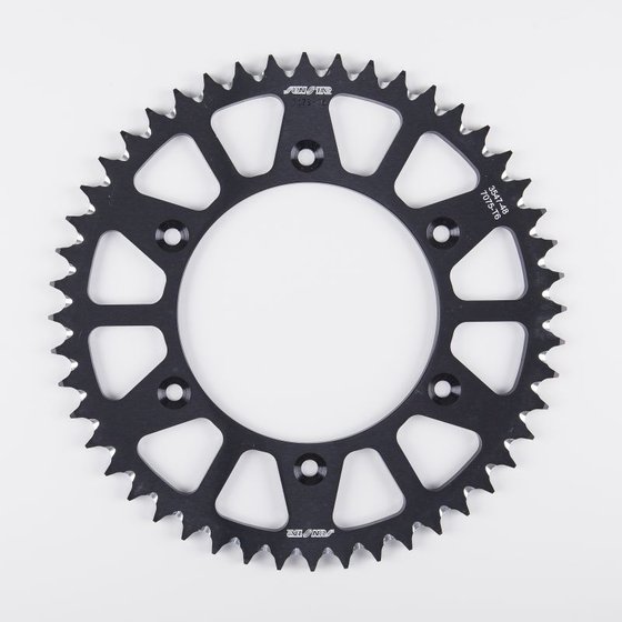 TE 250 (2014 - 2022) lightweight rear sprocket - 51 teeth, black aluminum | SUNSTAR SPROCKETS