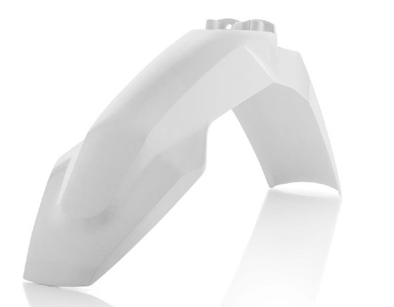 TE 300 TPI (2017 - 2022) front fender white for husqvarna tc/fc (16-22) | UFO