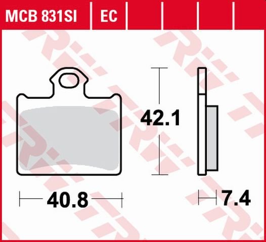 TC 65 (2021 - 2022) sintered offroad brake pad | TRW