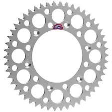 TE 125 2T (2014 - 2016) aluminum rear sprocket - 52 teeth | RENTHAL