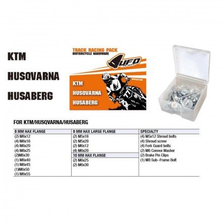 TC 125 (2014 - 2023) ufo hardware track racing pack ktm, hva, husab | UFO