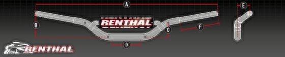 TC 85 (2017 - 2022) renthal fatbar 831 ktm85 arba vairas | RENTHAL