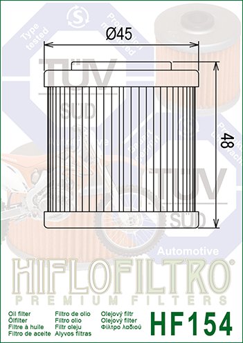 TE 250 (2002 - 2007) alyvos filtras | Hiflofiltro