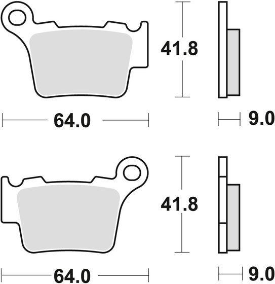 511 SMR (2011 - 2012) sukepinto metalo bekelės stabdžių trinkelės | TRW