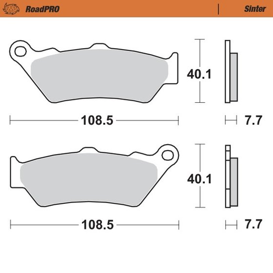 701 ENDURO (2016 - 2022) sintered front brake pad | MOTO-MASTER