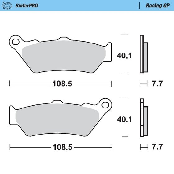 701 ENDURO (2016 - 2022) sintered metal brake pads | MOTO-MASTER