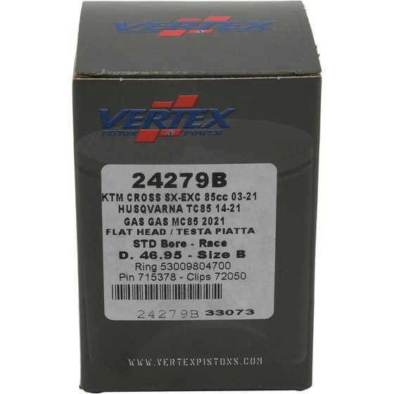 TC 85 (2014 - 2023) cast race piston kit | Vertex