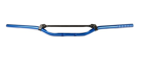 WRE 125 (1995 - 2012) offroad low aluminum handlebar blue | TRW