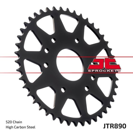 SVARTPILEN 401 (2018 - 2022) rear replacement sprocket - 42 teeth, 520 pitch, black | JT Sprockets