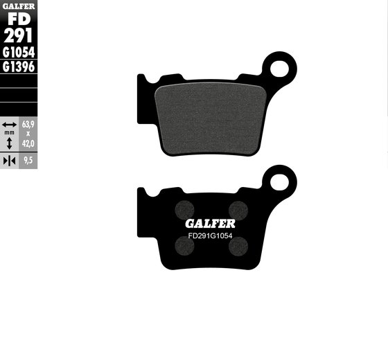 SM 510 R (2006 - 2010) semi-metal brake pad | GALFER