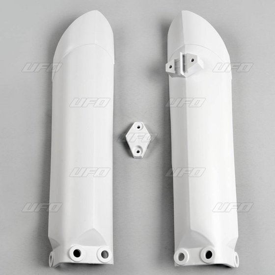 TC 85 (2014 - 2022) fork slider protectors - white (tc85 14-17) | UFO