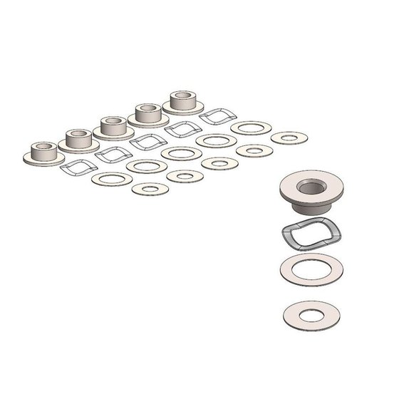 NUDA 900 (2012 - 2013) fitting kit for bmw bolt 4.5mm | MOTO-MASTER